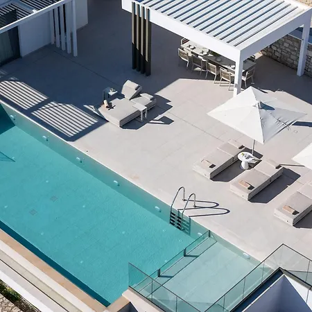 Villa Miyori Villa, Simplicity Of Single-level Sea Views By Etouri Rethymno