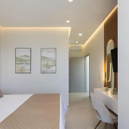 Villa Miyori Villa, Simplicity Of Single-level Sea Views By Etouri Rethymno