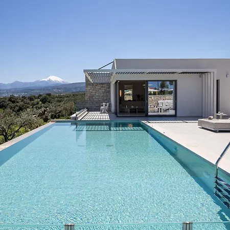 Miyori Villa, Simplicity Of Single-level Sea Views By Etouri Rethymno