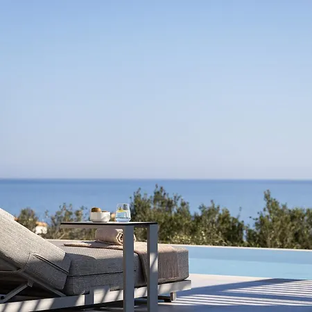Miyori Villa, Simplicity Of Single-level Sea Views By Etouri Rethymno